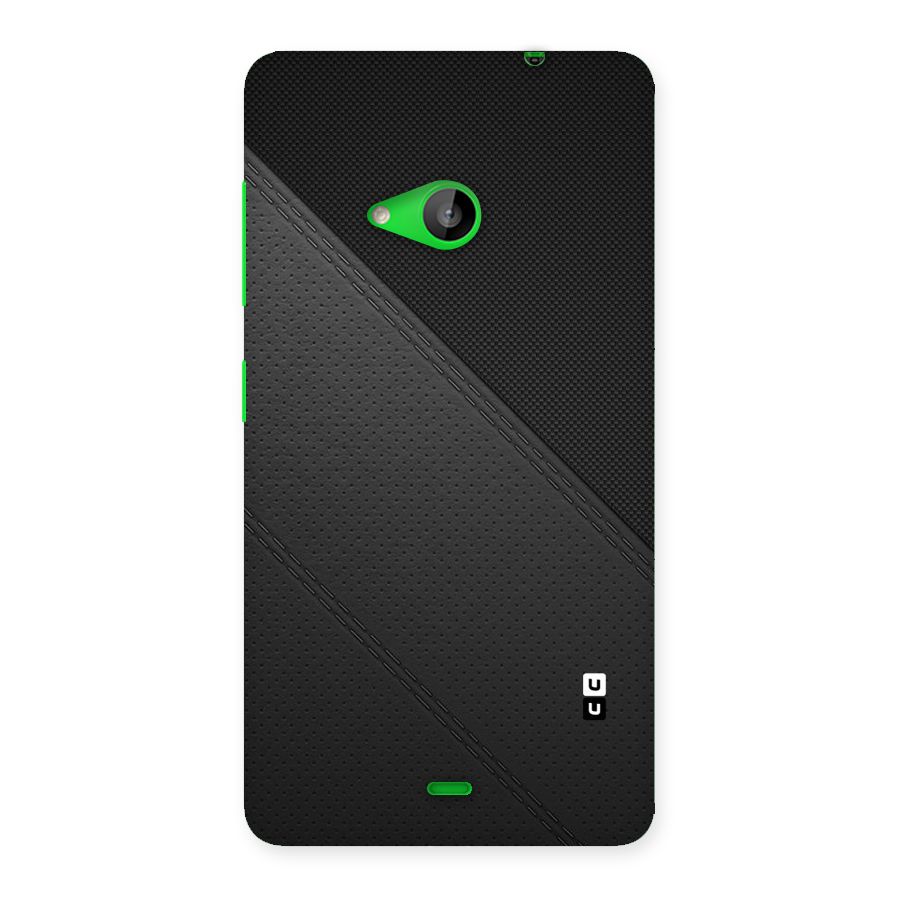 Black Polka Stripe Back Case for Lumia 535