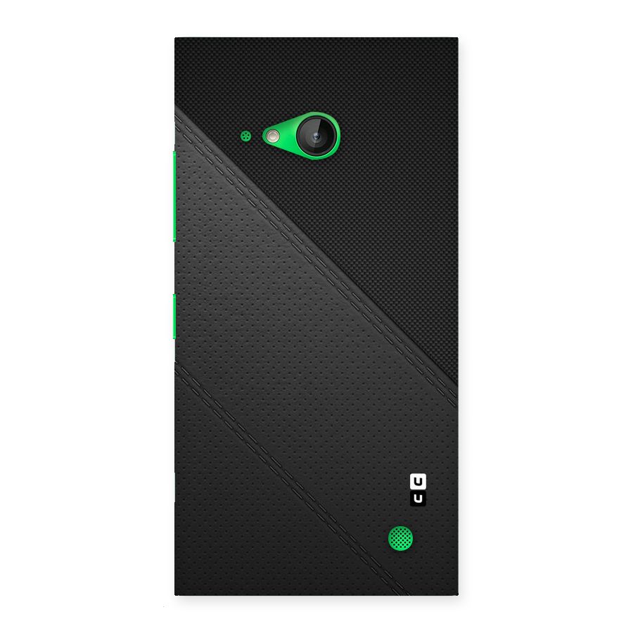 Black Polka Stripe Back Case for Lumia 730