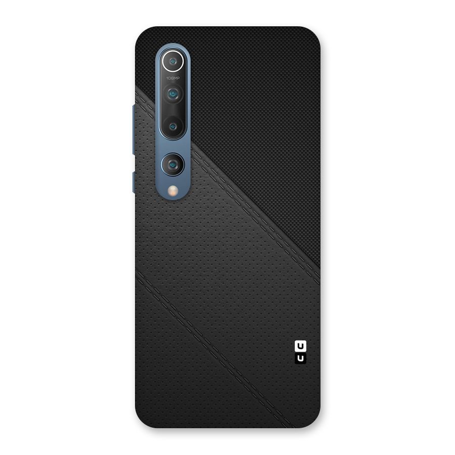 Black Polka Stripe Back Case for Mi 10