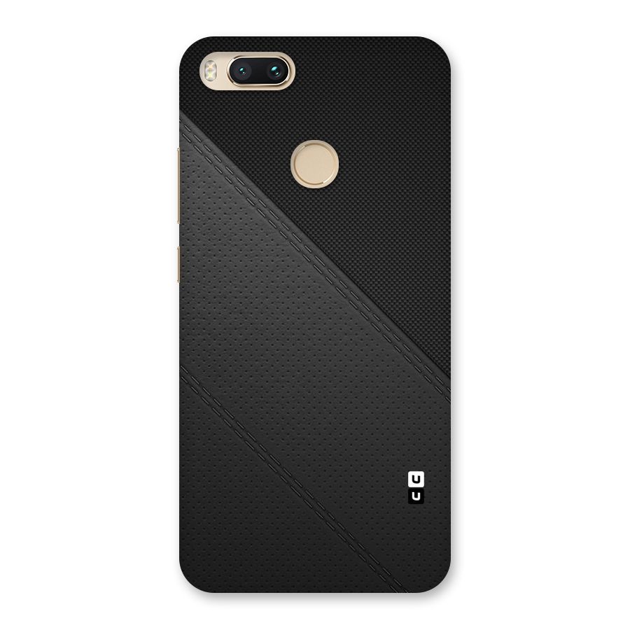Black Polka Stripe Back Case for Mi A1