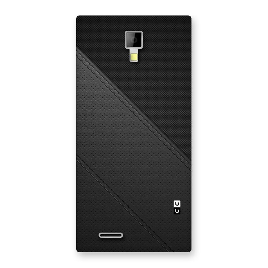 Black Polka Stripe Back Case for Micromax Canvas Xpress A99