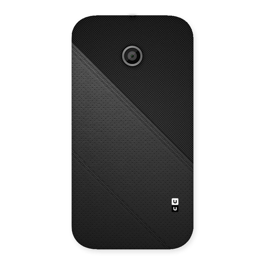 Black Polka Stripe Back Case for Moto E