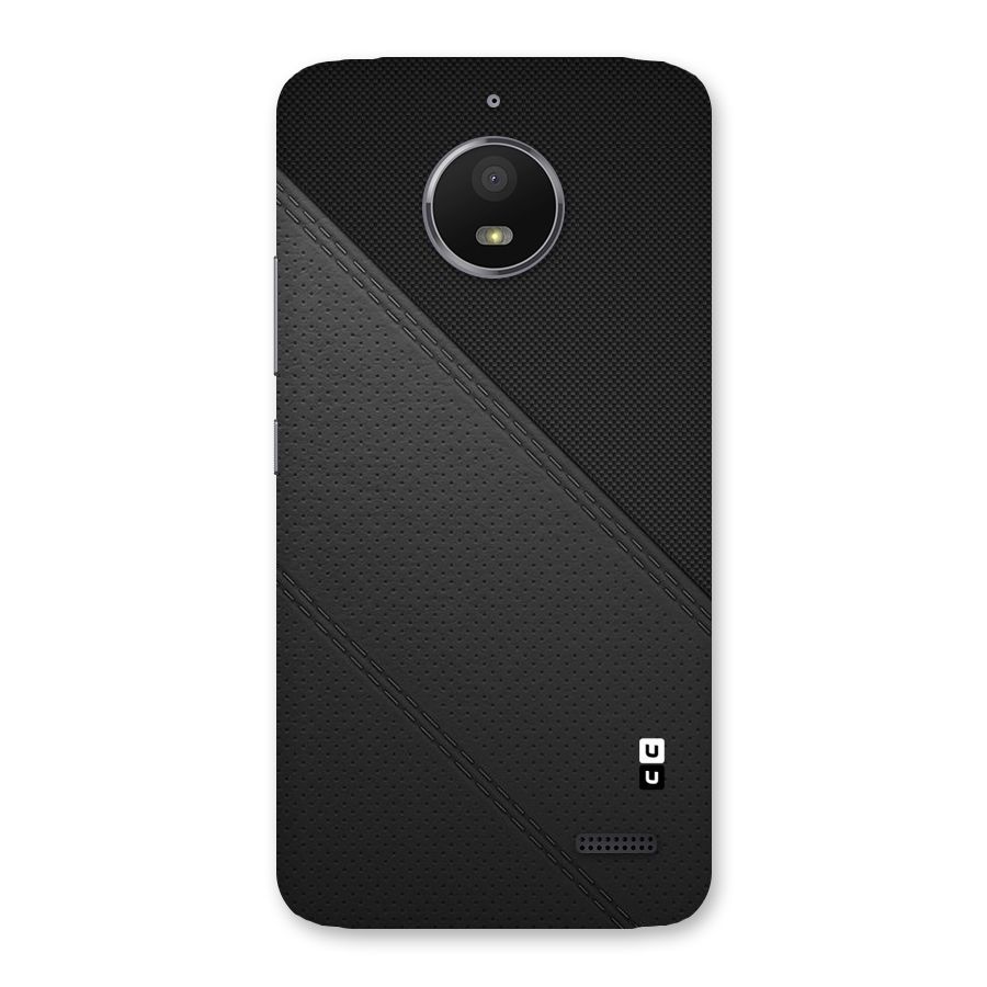 Black Polka Stripe Back Case for Moto E4