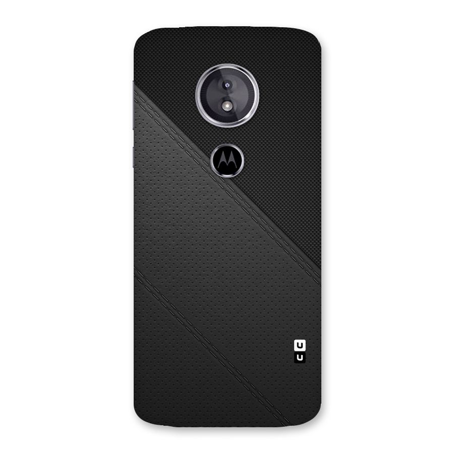 Black Polka Stripe Back Case for Moto E5