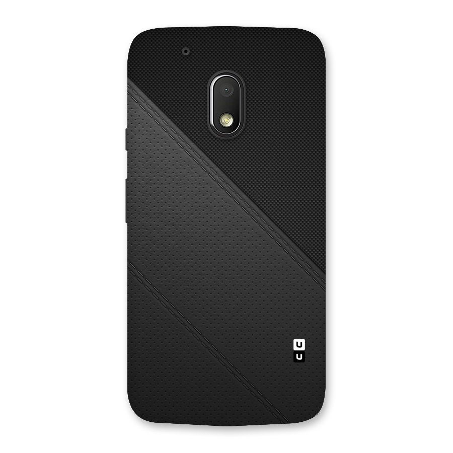Black Polka Stripe Back Case for Moto G4 Play