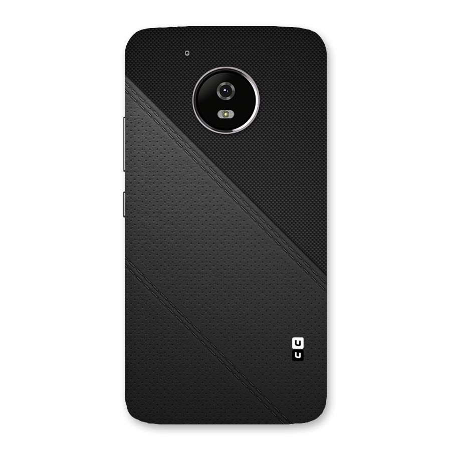 Black Polka Stripe Back Case for Moto G5