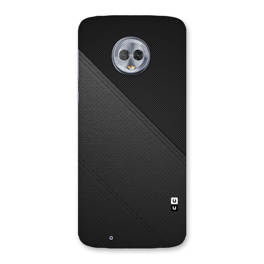 Black Polka Stripe Back Case for Moto G6