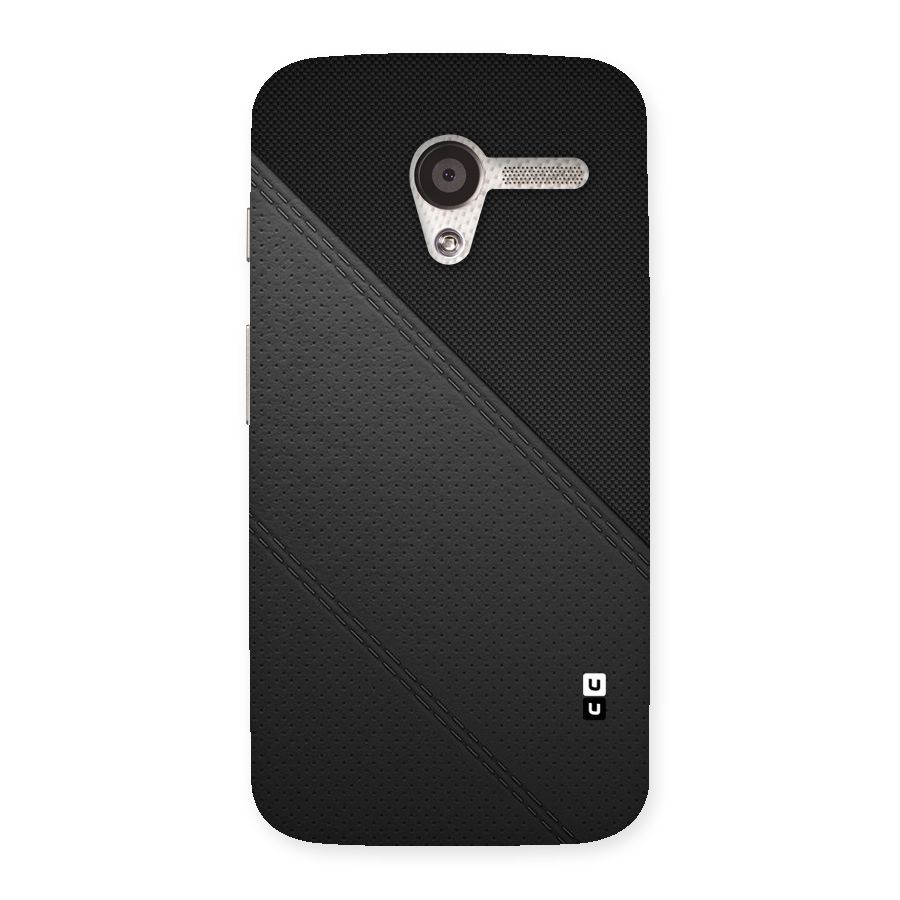 Black Polka Stripe Back Case for Moto X