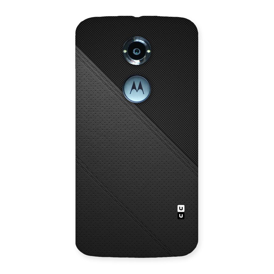 Black Polka Stripe Back Case for Moto X 2nd Gen