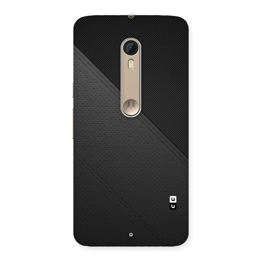 Black Polka Stripe Back Case for Motorola Moto X Style