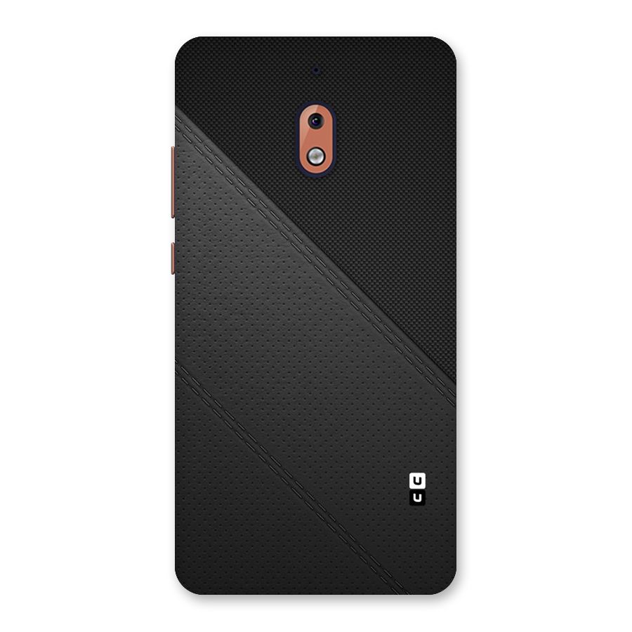 Black Polka Stripe Back Case for Nokia 2.1