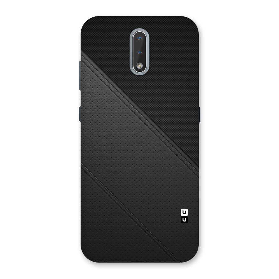 Black Polka Stripe Back Case for Nokia 2.3