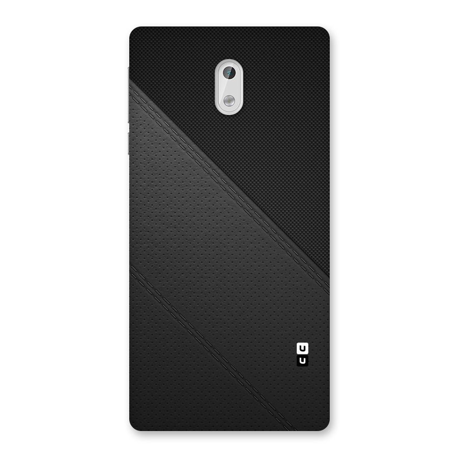 Black Polka Stripe Back Case for Nokia 3