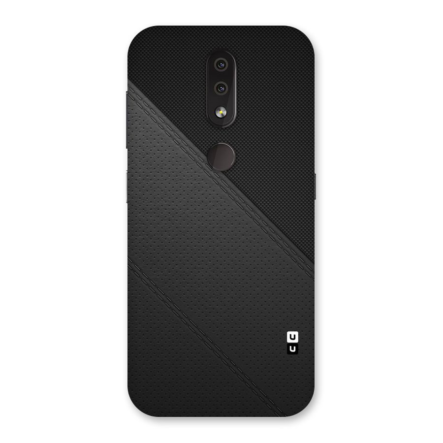 Black Polka Stripe Back Case for Nokia 4.2