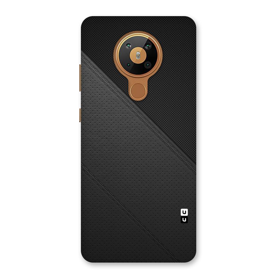 Black Polka Stripe Back Case for Nokia 5.3