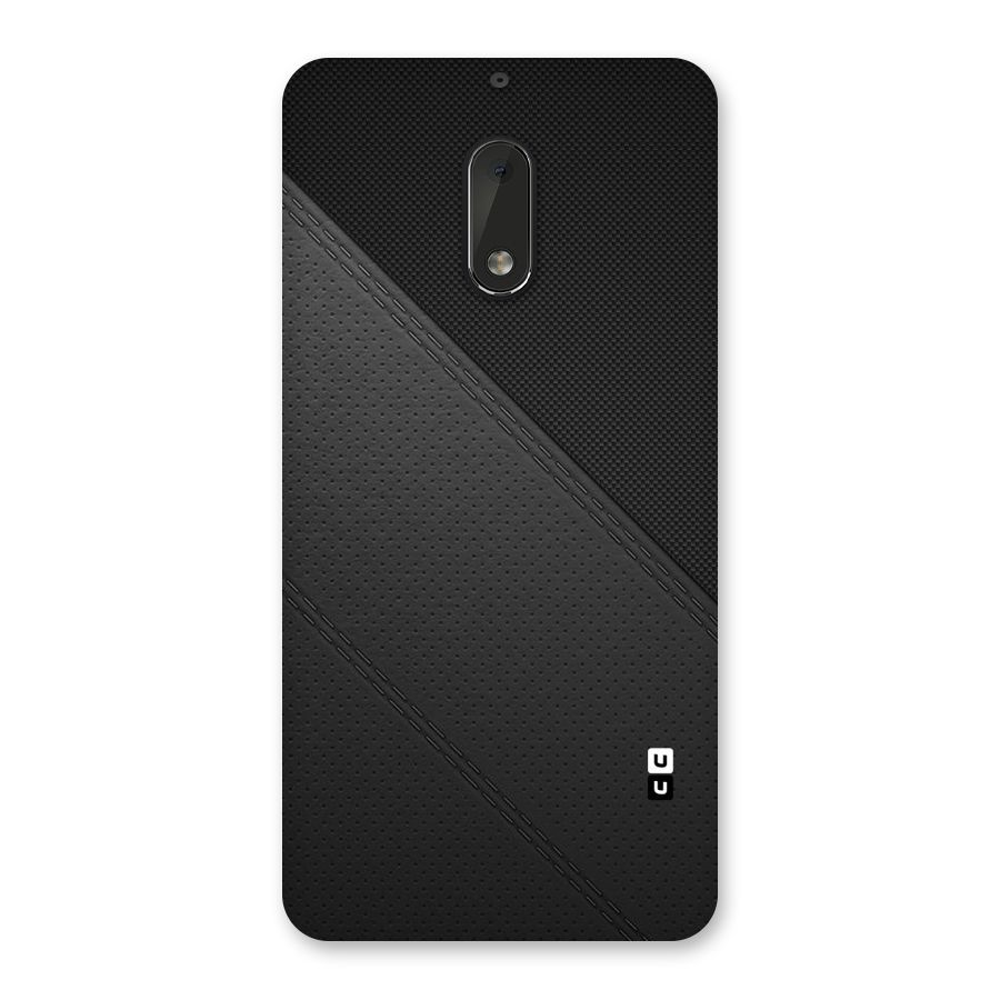 Black Polka Stripe Back Case for Nokia 6