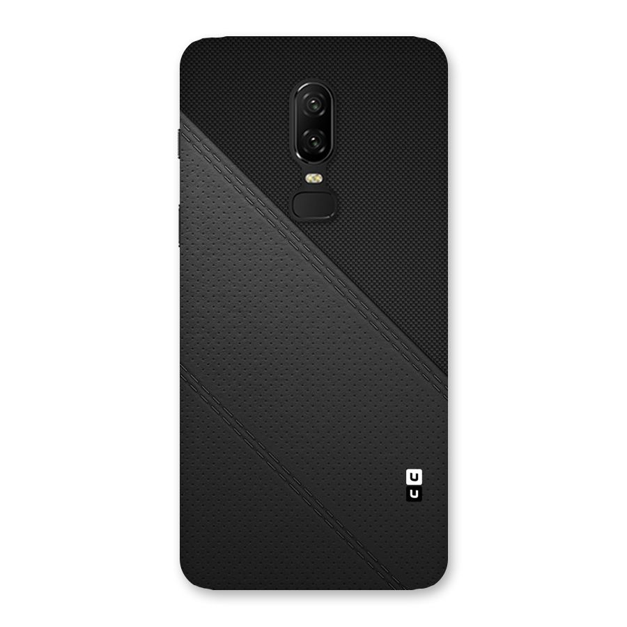 Black Polka Stripe Back Case for OnePlus 6