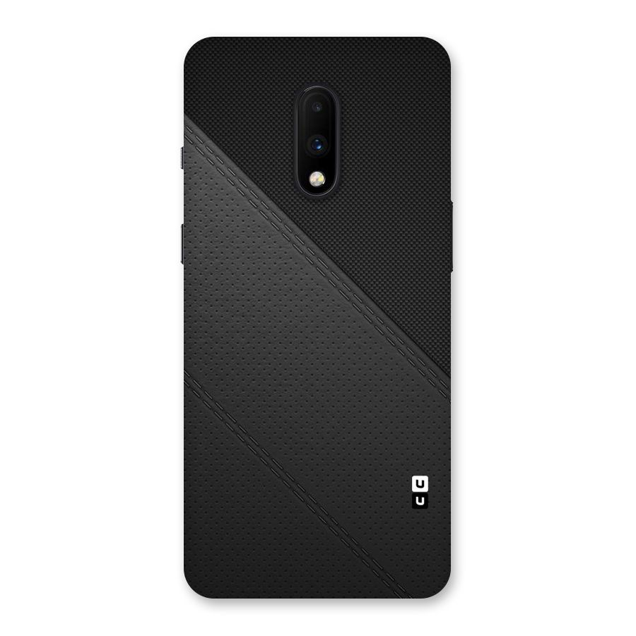 Black Polka Stripe Back Case for OnePlus 7