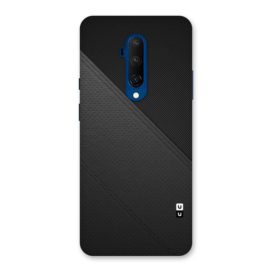 Black Polka Stripe Back Case for OnePlus 7T Pro