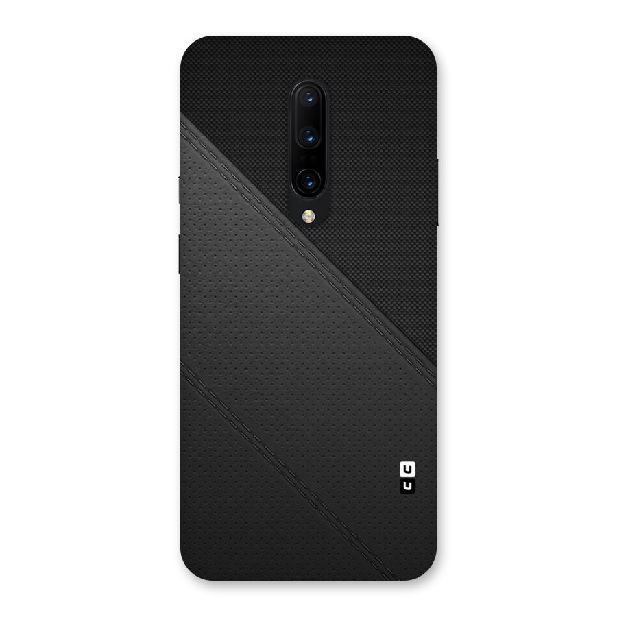Black Polka Stripe Back Case for OnePlus 7 Pro