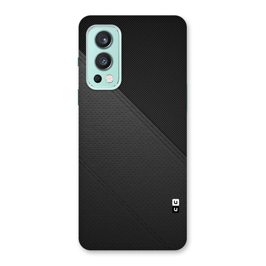 Black Polka Stripe Back Case for OnePlus Nord 2 5G
