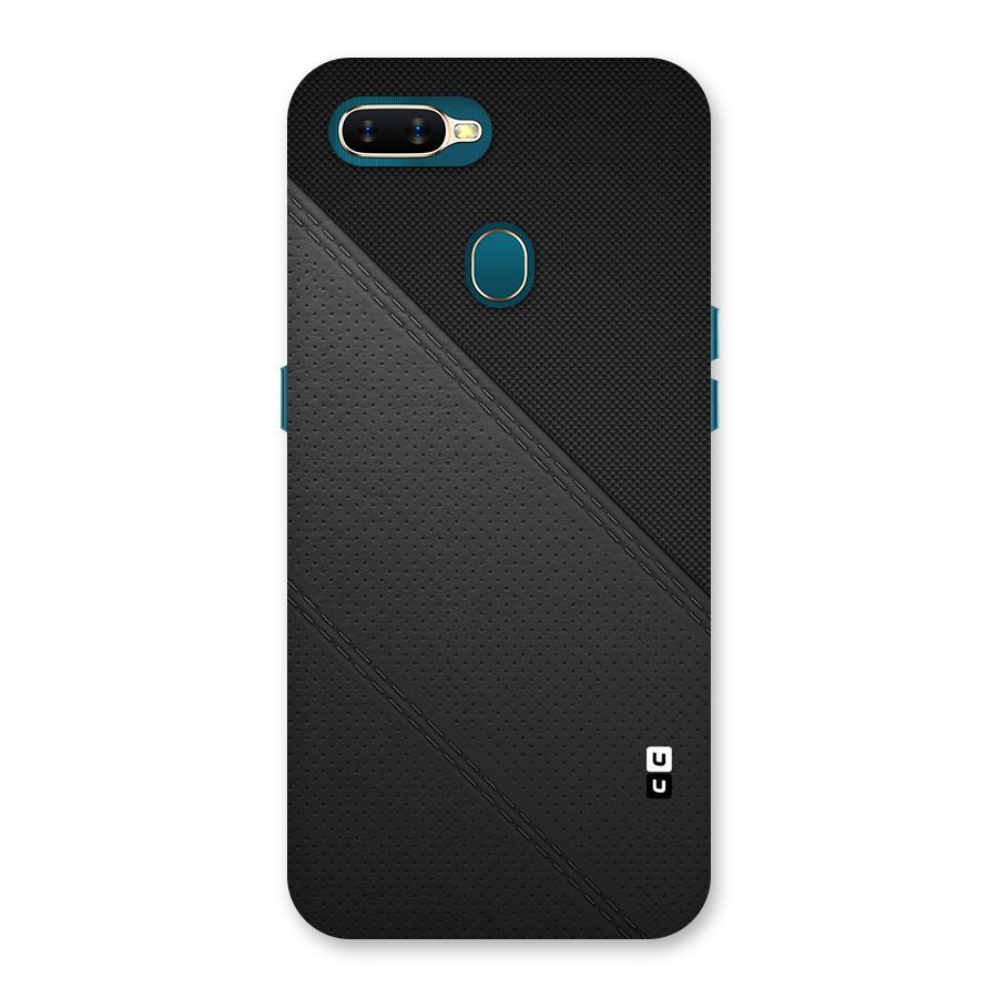 Black Polka Stripe Back Case for Oppo A11k
