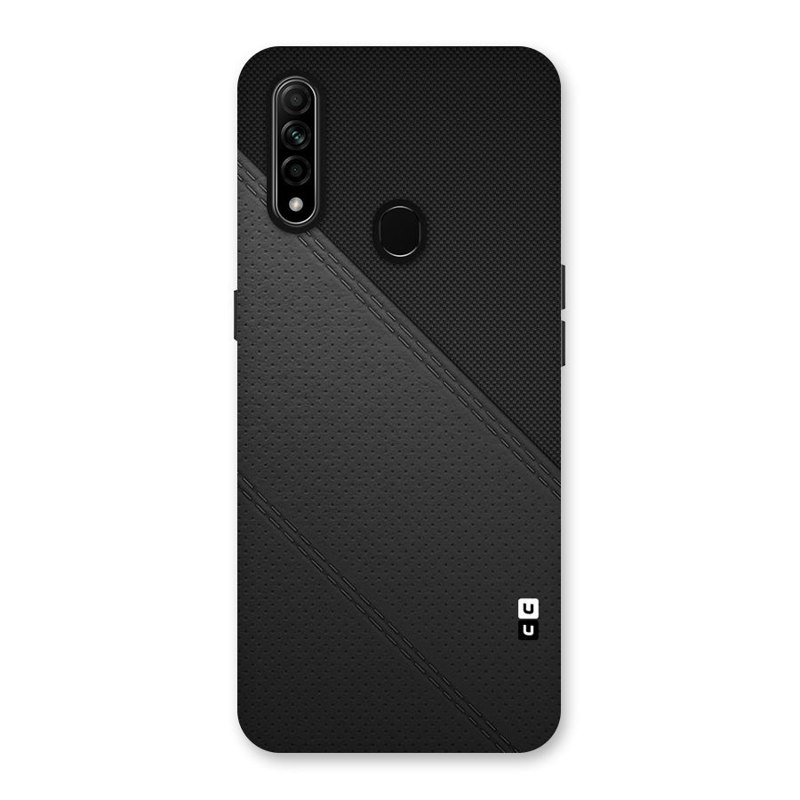 Black Polka Stripe Back Case for Oppo A31