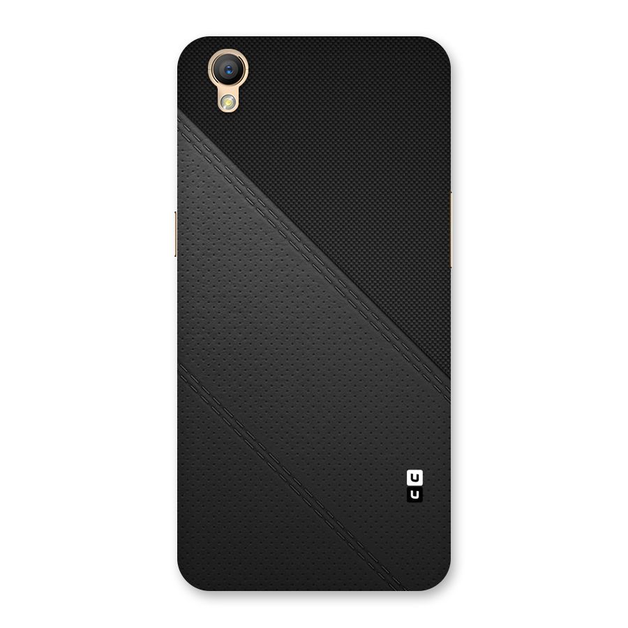 Black Polka Stripe Back Case for Oppo A37