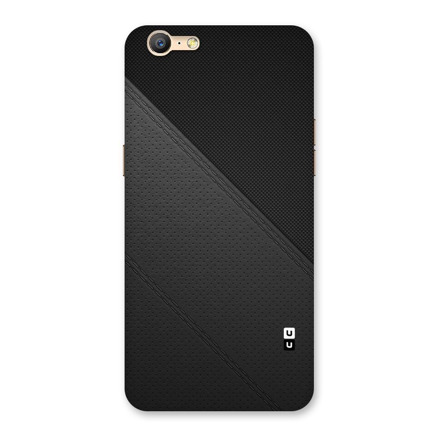 Black Polka Stripe Back Case for Oppo A39