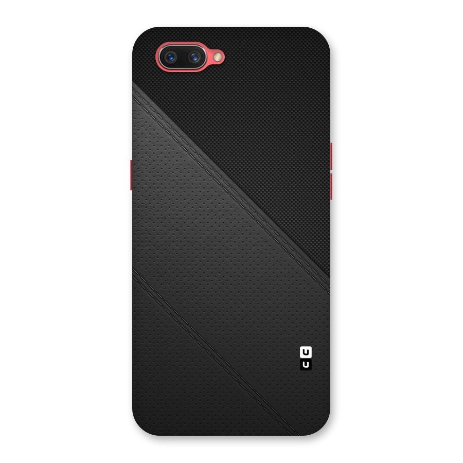 Black Polka Stripe Back Case for Oppo A3s