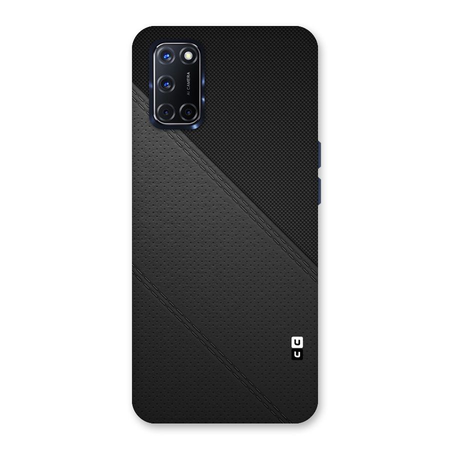 Black Polka Stripe Back Case for Oppo A52