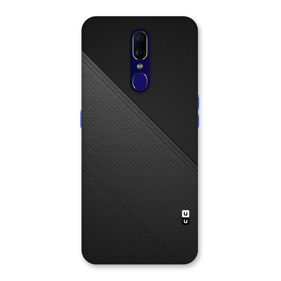 Black Polka Stripe Back Case for Oppo A9