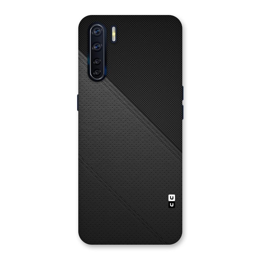 Black Polka Stripe Back Case for Oppo F15