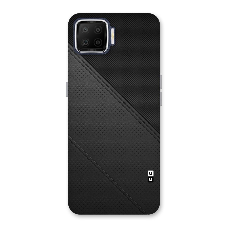Black Polka Stripe Back Case for Oppo F17
