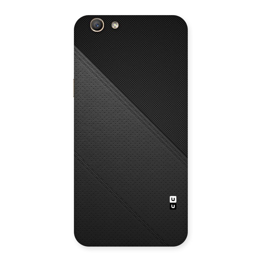 Black Polka Stripe Back Case for Oppo F1s