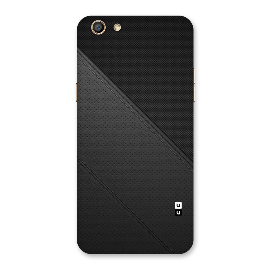 Black Polka Stripe Back Case for Oppo F3