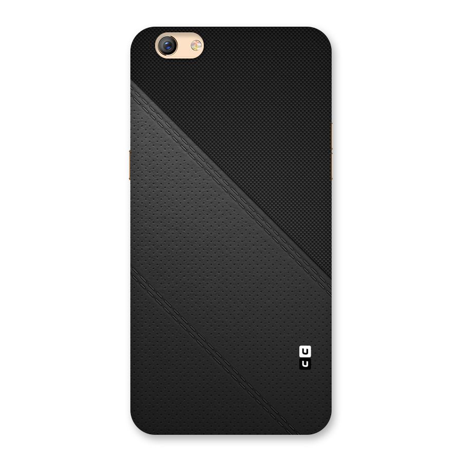 Black Polka Stripe Back Case for Oppo F3 Plus