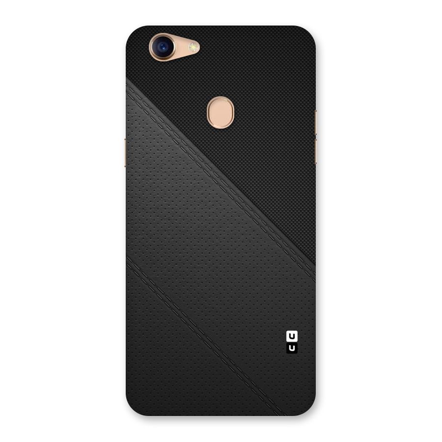 Black Polka Stripe Back Case for Oppo F5