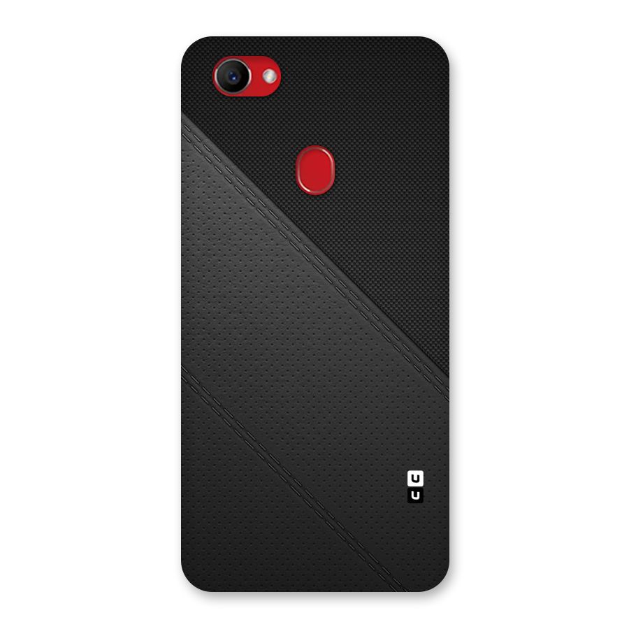 Black Polka Stripe Back Case for Oppo F7