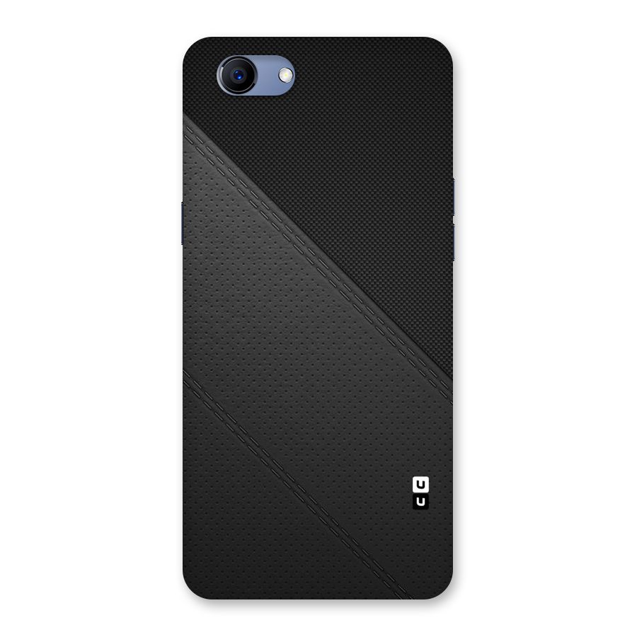 Black Polka Stripe Back Case for Oppo Realme 1