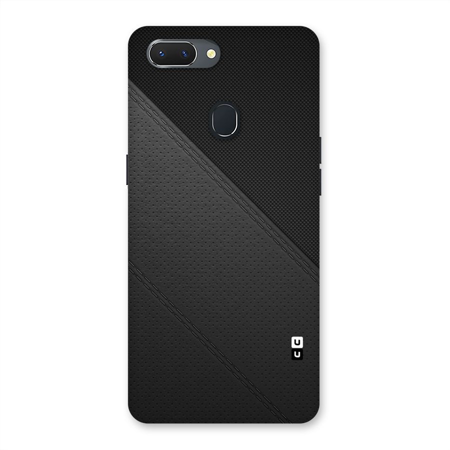 Black Polka Stripe Back Case for Oppo Realme 2