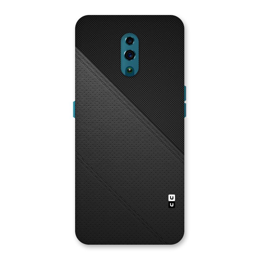Black Polka Stripe Back Case for Oppo Reno