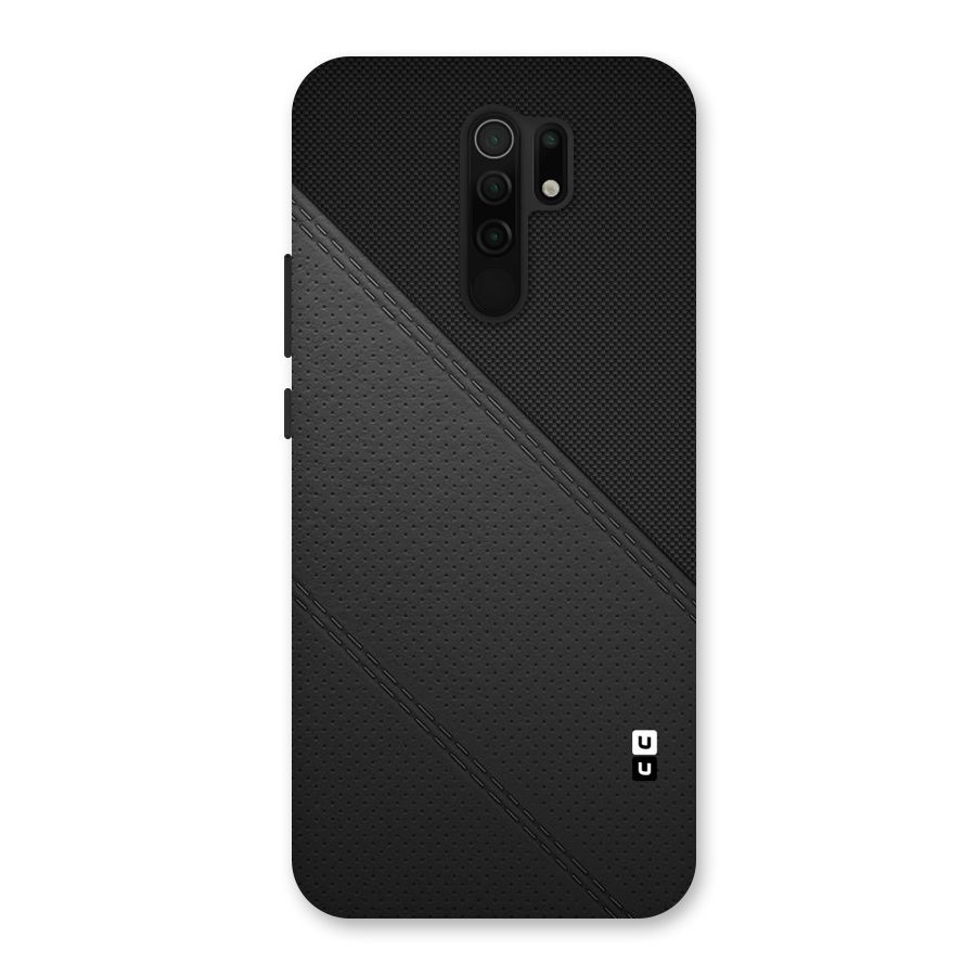 Black Polka Stripe Back Case for Poco M2