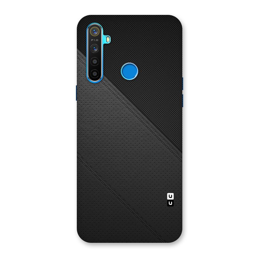 Black Polka Stripe Back Case for Realme 5