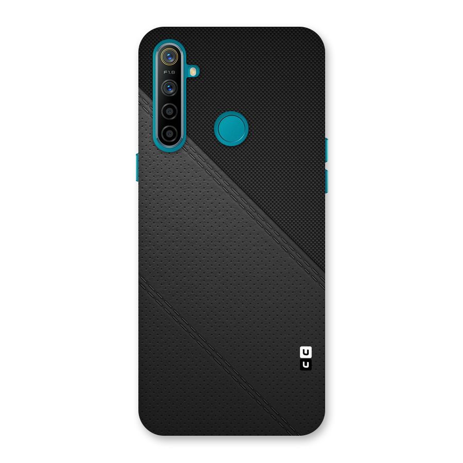Black Polka Stripe Back Case for Realme 5i
