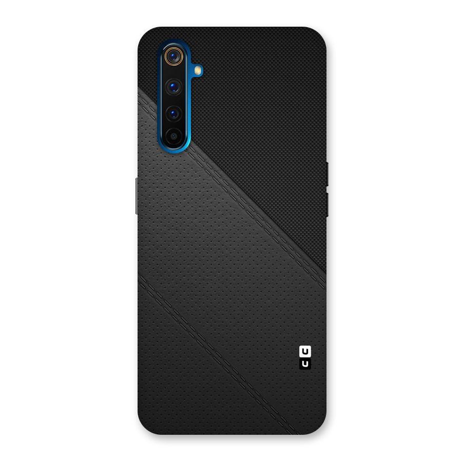 Black Polka Stripe Back Case for Realme 6 Pro