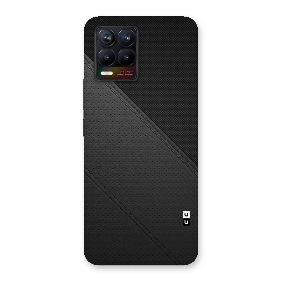 Black Polka Stripe Back Case for Realme 8