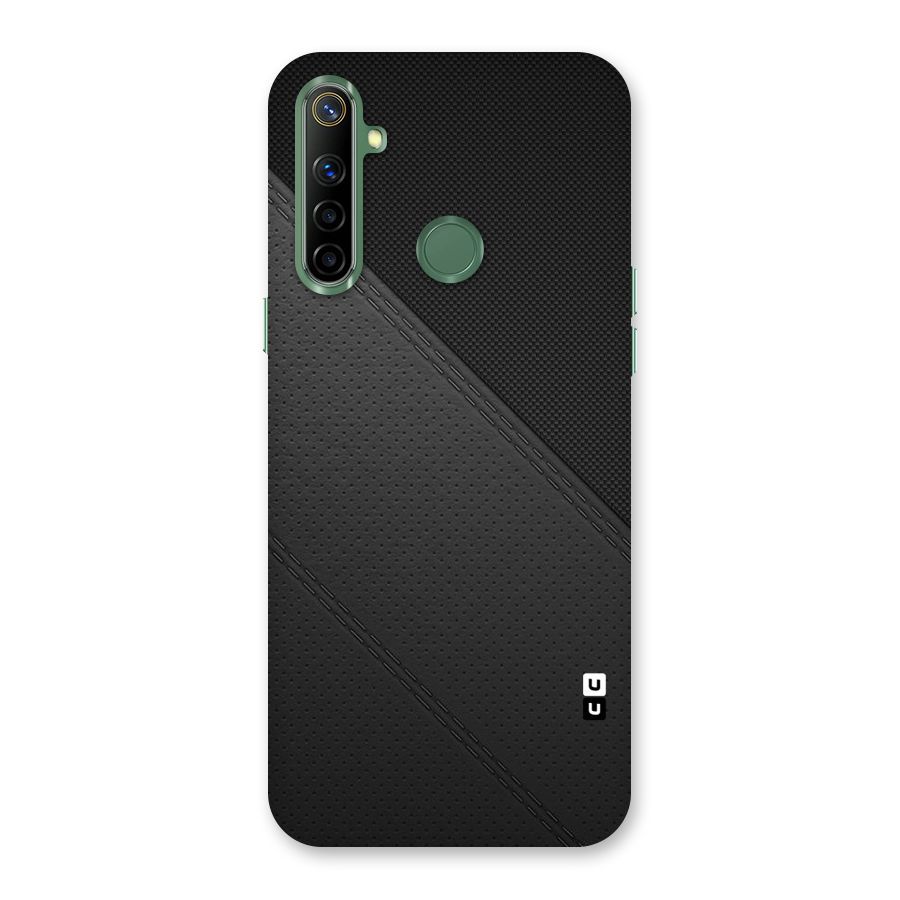 Black Polka Stripe Back Case for Realme Narzo 10