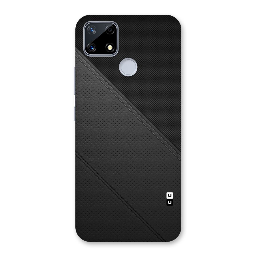 Black Polka Stripe Back Case for Realme Narzo 20