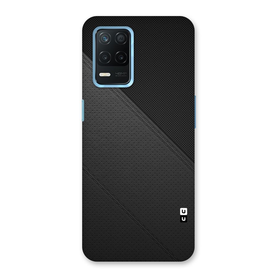 Black Polka Stripe Back Case for Realme Narzo 30 5G